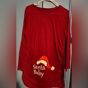 Santa Baby Maternity Shirt
